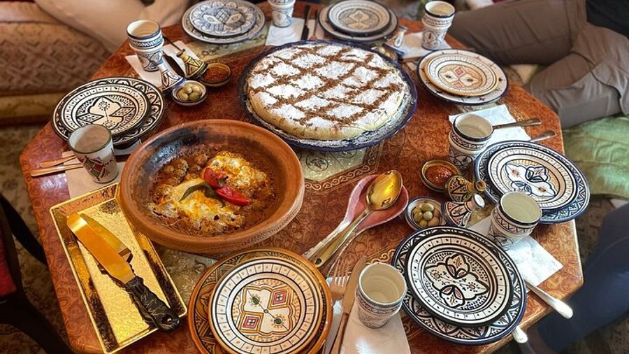 Moroccan cooking with a local family