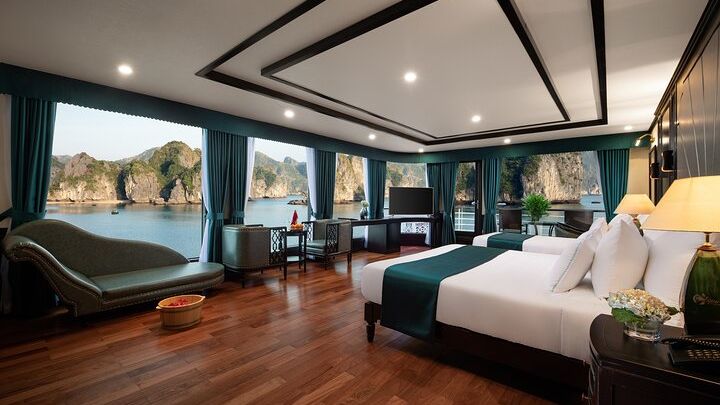 2-Day Luxury Halong & Lan Ha Bay Aspira Cruise from Hanoi