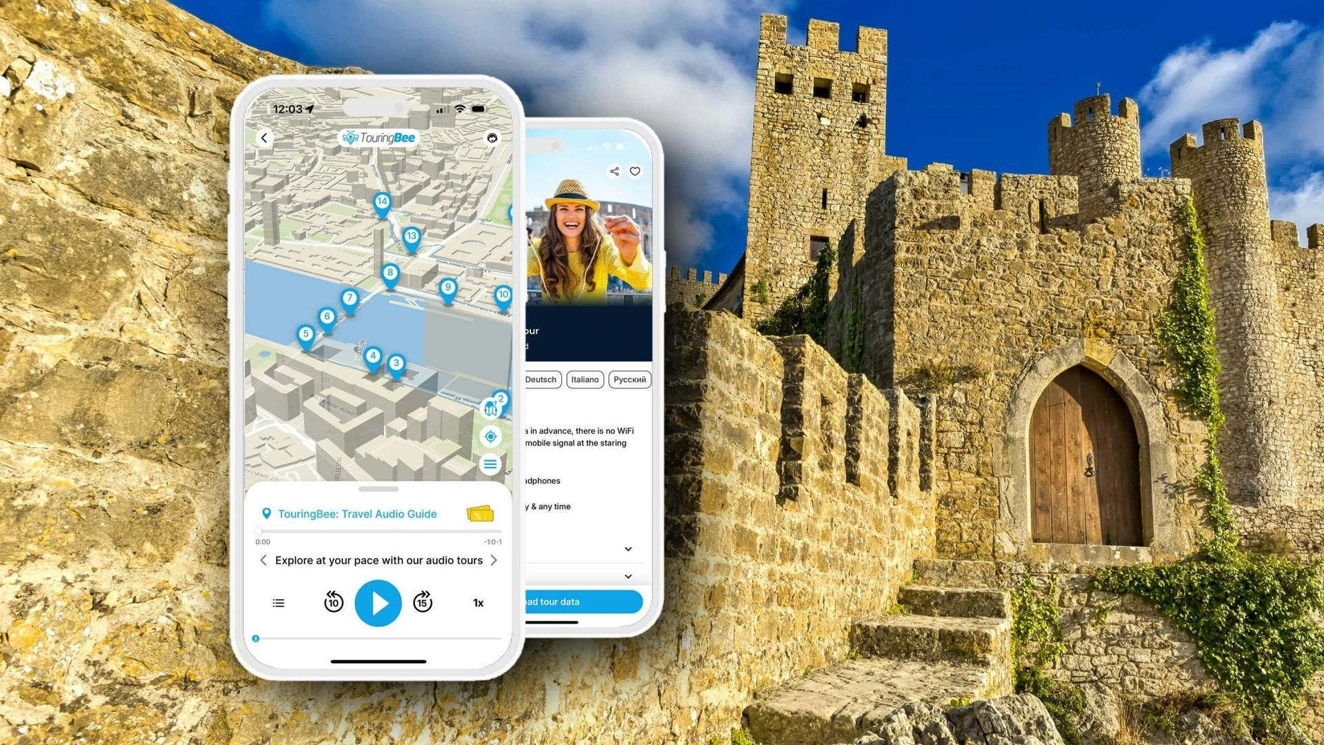 Óbidos self-guided walking tour with audio app