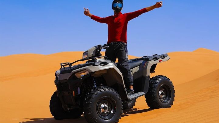 Polaris 570cc (4x4 )Quad Bike Ride +Sand Boarding- Red Dunes