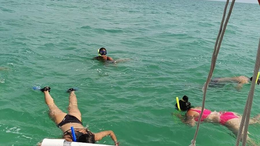 Full Day Tour with Fishing and Snorkeling from Holbox