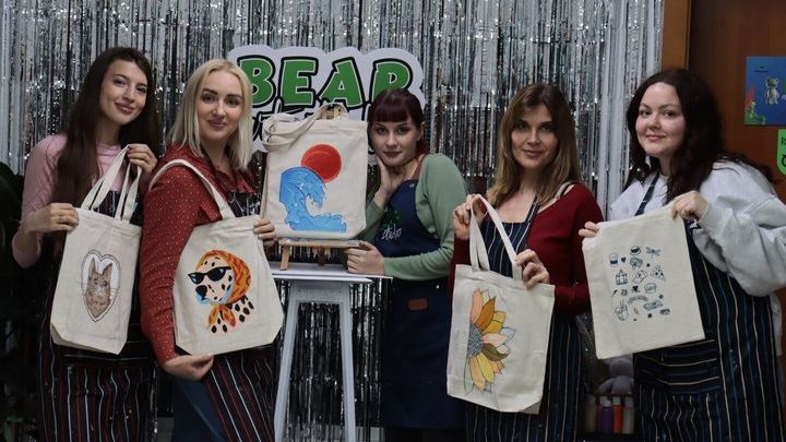 Alicante Design Your Own Tote Bag Art Workshop