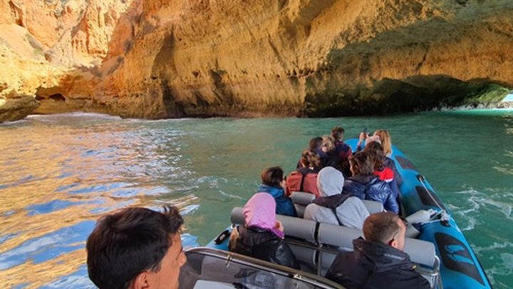 Benagil Caves & Praia da Marinha: Boat Tour from Portimão