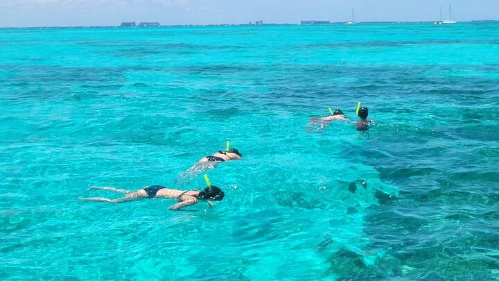 Isla Mujeres Premium Catamaran Tour with transportation from Playa del Carmen