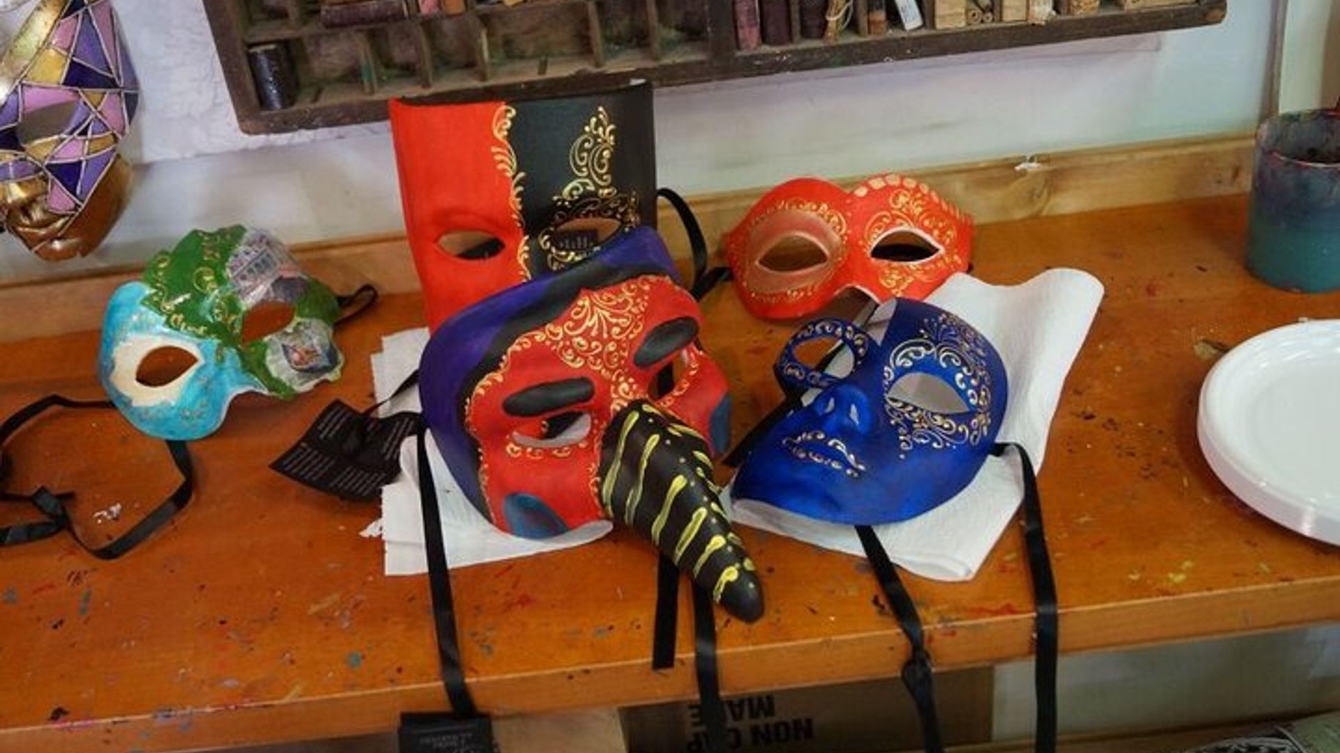 Carnival Mask Decoration Class at Casanova's Prisons