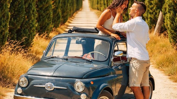 Siena to Tuscan Hills: Vintage Fiat 500 Tour With Lunch