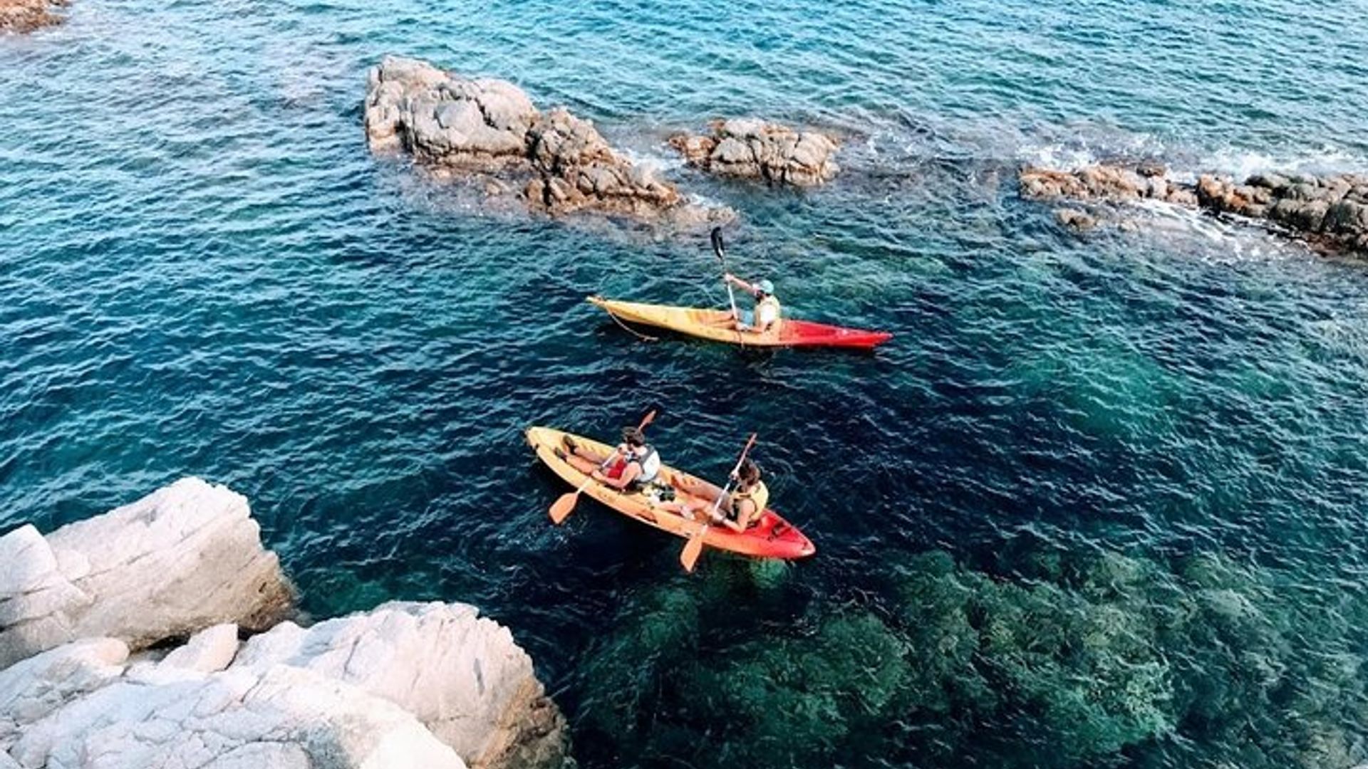 Aventura de kayak y esnórquel desde Playa de Aro
