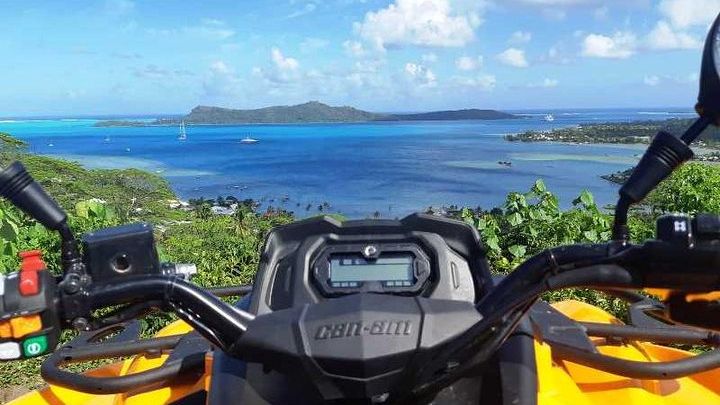 Small-Group Quad Bike Adventure in the Mountains of Bora Bora