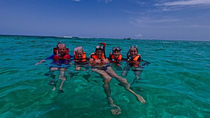Swim with akumal turtles