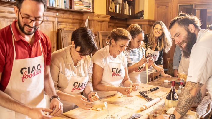 Pasta Lovers Cooking Class: Learn To Cook Tagliatelle, Ravioli, And Tiramisù with Optional Grocery Shopping At Sant’ambrogio Market