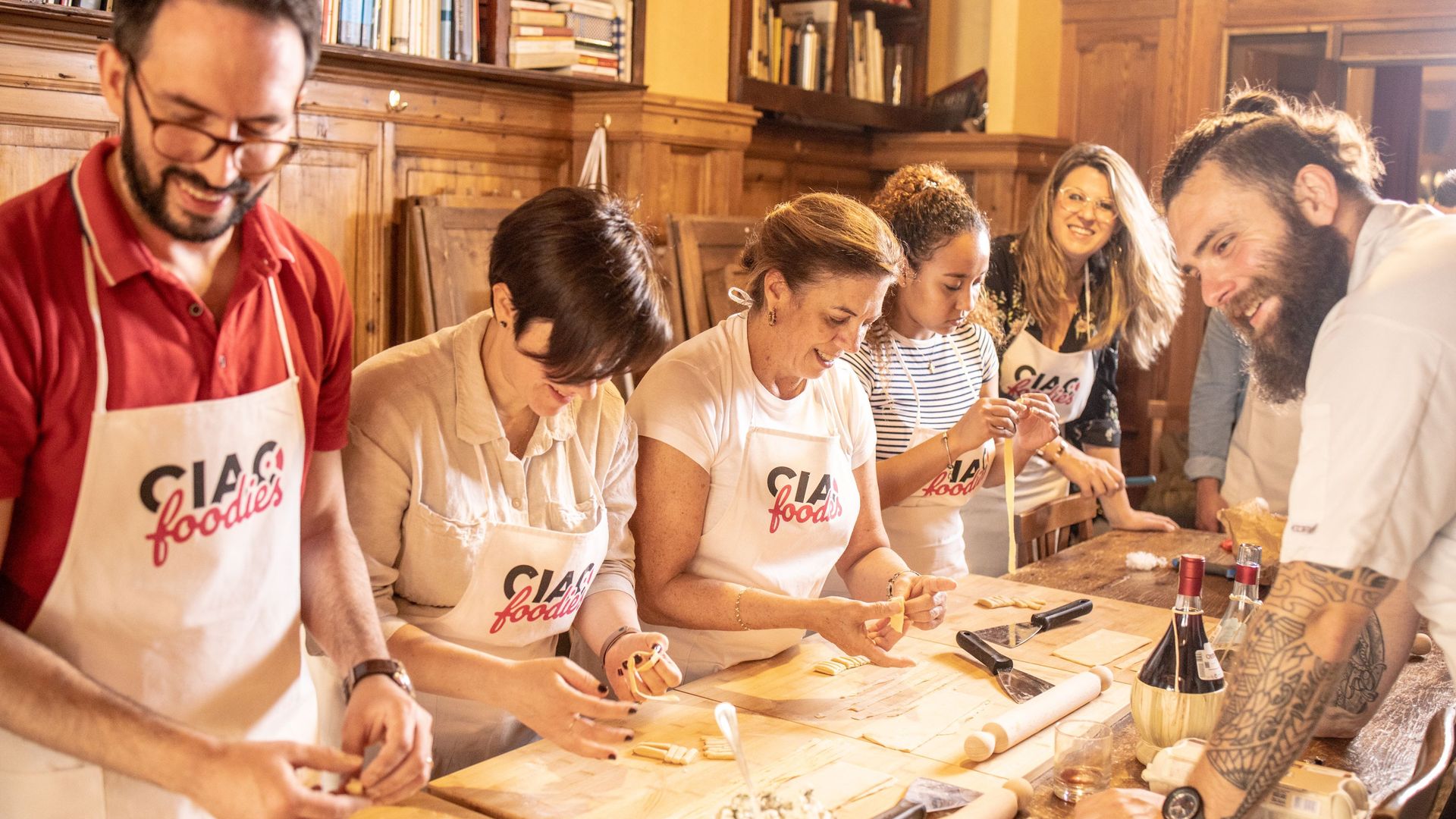 Pasta Lovers Cooking Class: Learn To Cook Tagliatelle, Ravioli, And Tiramisù with Optional Grocery Shopping At Sant’ambrogio Market