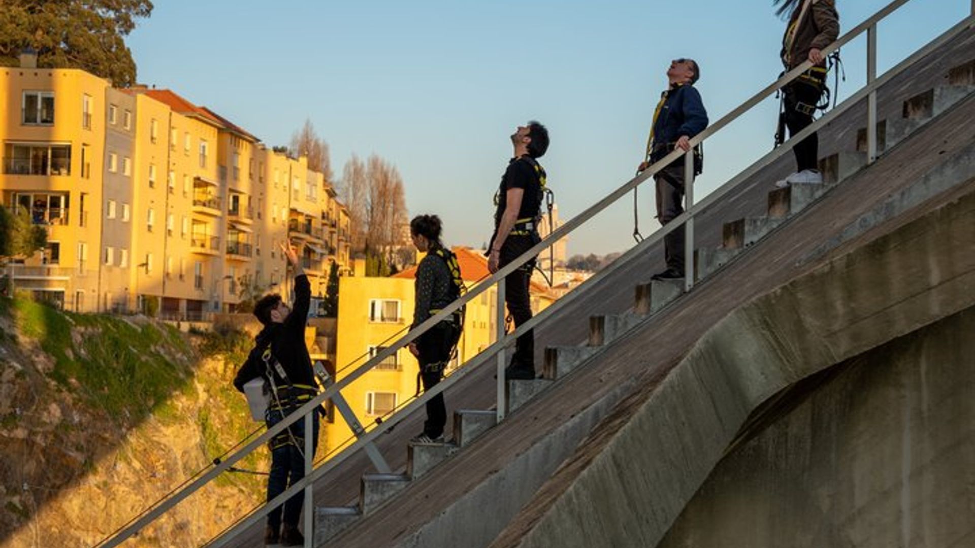 Escalada na Ponte do Porto