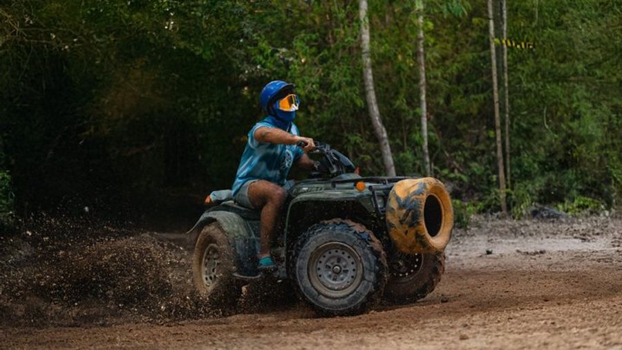 Mayan Jungle Rush Day Trip from Cancun: ATV, Cenote, Ziplines