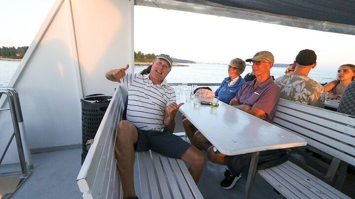 Sunset Dolphin Watching in Pula with Drinks and Optional Dinner