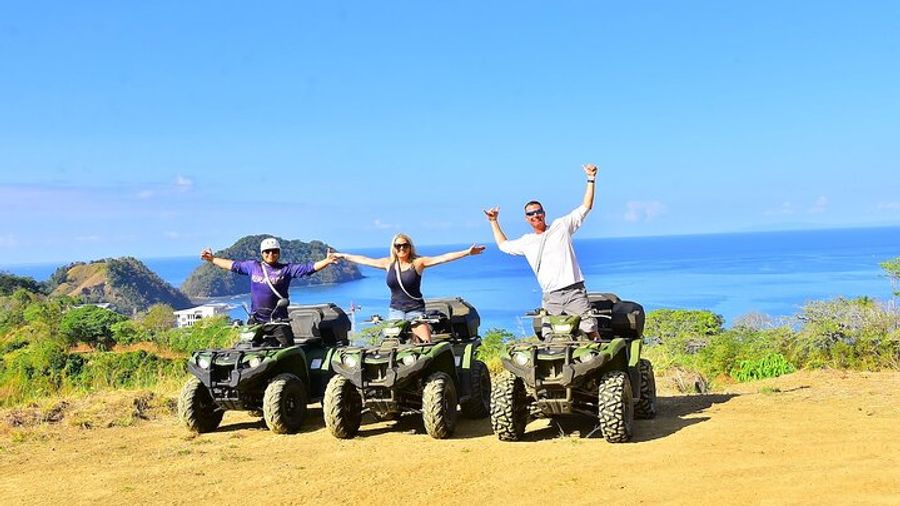 Ocean View Zip Line + 3hr ATV & Waterfalls Combo Tour