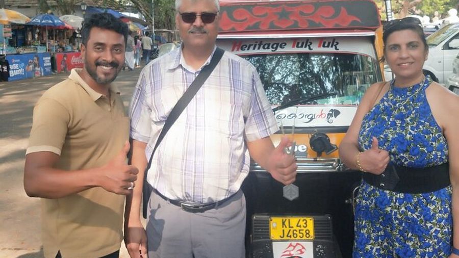 Kochi Sightseeing Tuk-Tuk Tour with Pickup From Cruise Ships