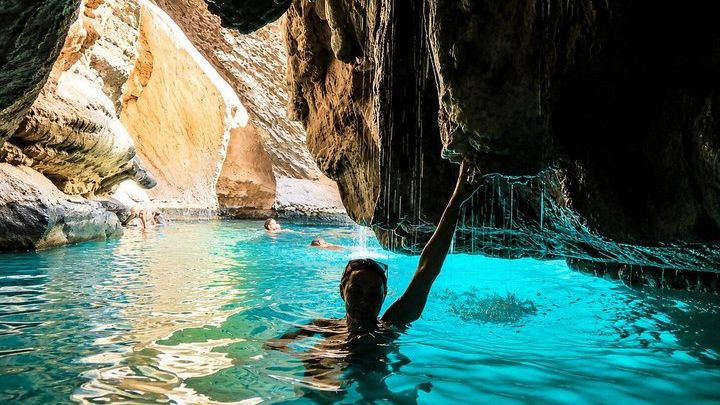 Muscat Private Wadi Shab, Bimmah Sinkhole Tour