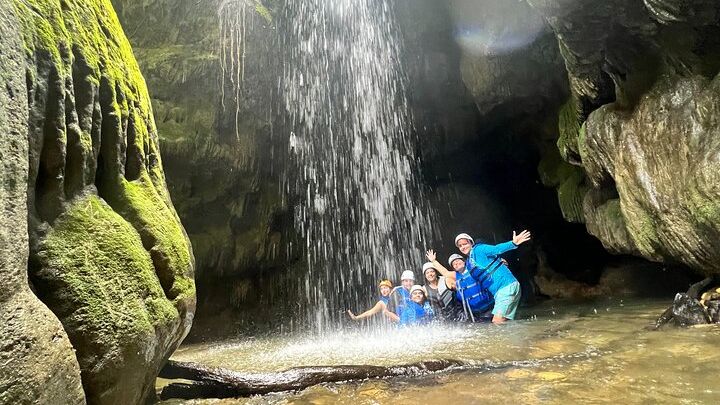 Cave Adventure: Canyon and Hidden Waterfall in Charco Azul