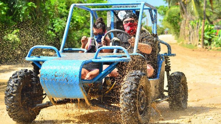 Punta Cana Buggy or ATV Tour With Macao Beach, Cave, Tastings
