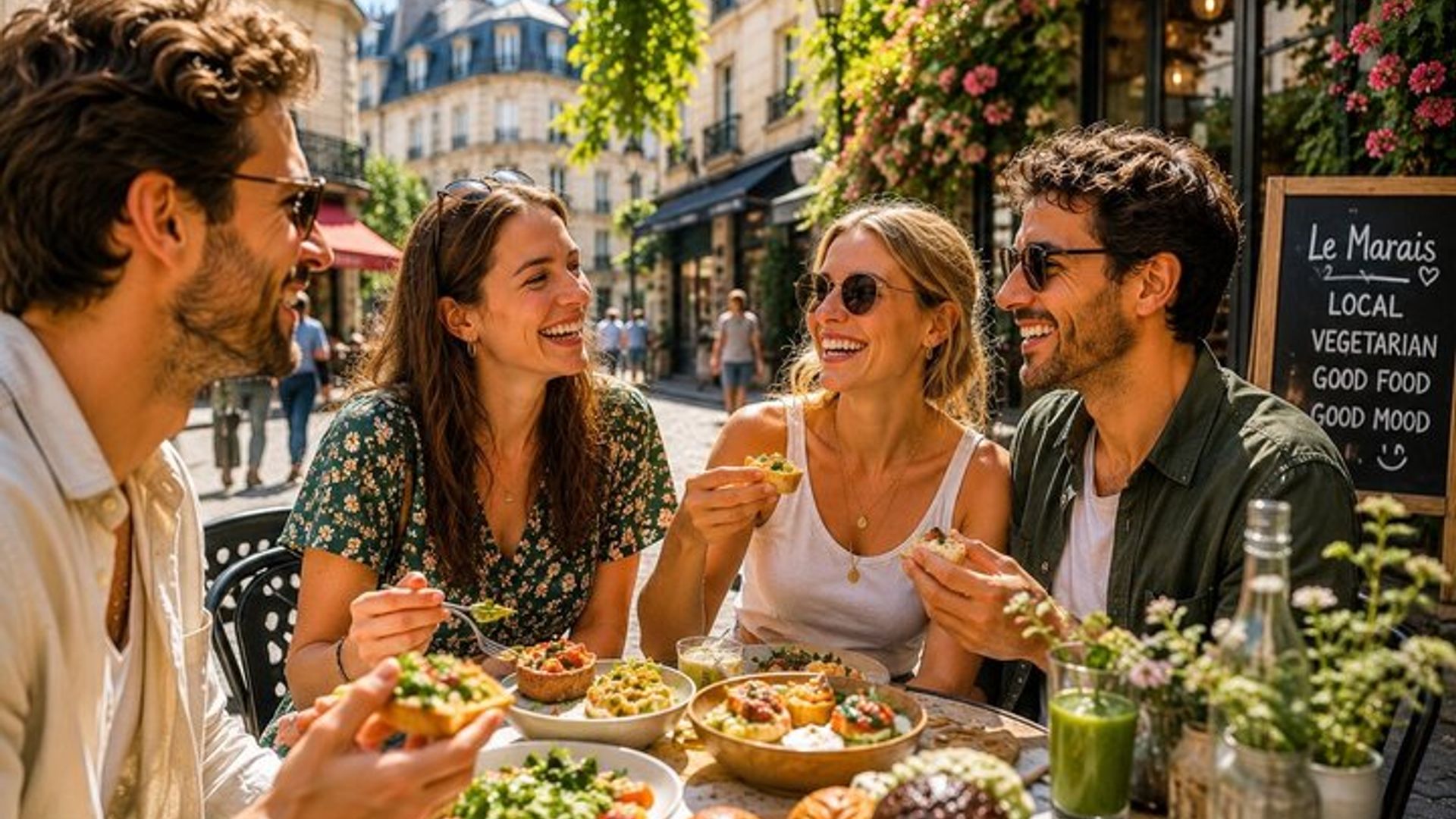 Paris Christmas Holiday Le Marais Vegetarian Gourmet Food Walk