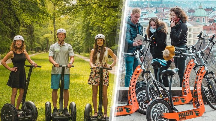 Prague Highlights Half-Day Segway and E-Scooter or E-Bike Tour