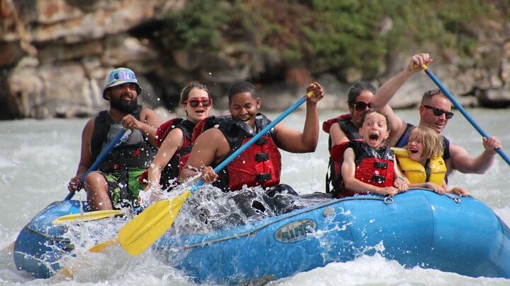 Jasper Rafting Athabasca Canyon Run