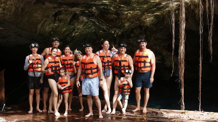 Exotik half a day tour: Cenote Cave and Swimming with Sea Turtles