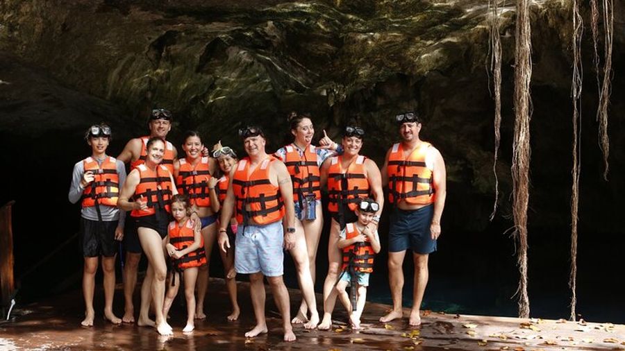Exotik half a day tour: Cenote Cave and Swimming with Sea Turtles