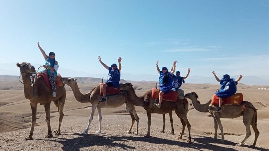 Agafay Desert Small-Group Camel Ride With Pickup in Marrakech