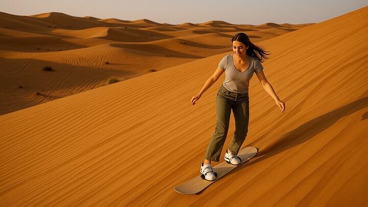 Dubai Desert Safari with Dune Bash, Camel Ride, BBQ, and Shows