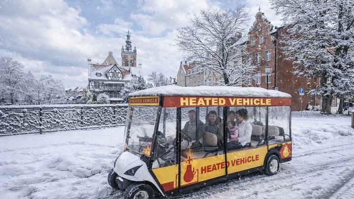 Gdansk Sightseeing Electric Golf Buggy Tour
