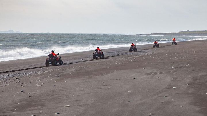 Vík, South Iceland: Quad Biking on Black Lava Sands, Mýrdalur