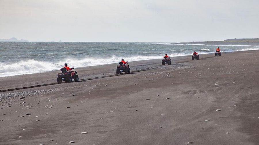 Vík, South Iceland: Quad Biking on Black Lava Sands, Mýrdalur