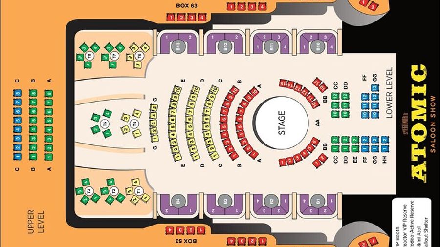 Las Vegas Sexy Atomic Saloon Show Ticket