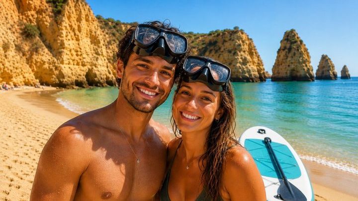 Algarve Paddle Through Secret Caves and Magical Beaches