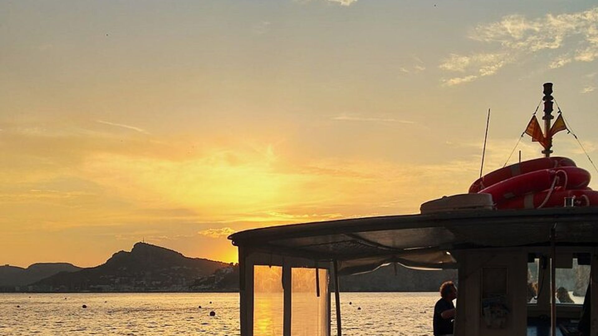Sonnenuntergang auf den Medes-Inseln, Costa Brava