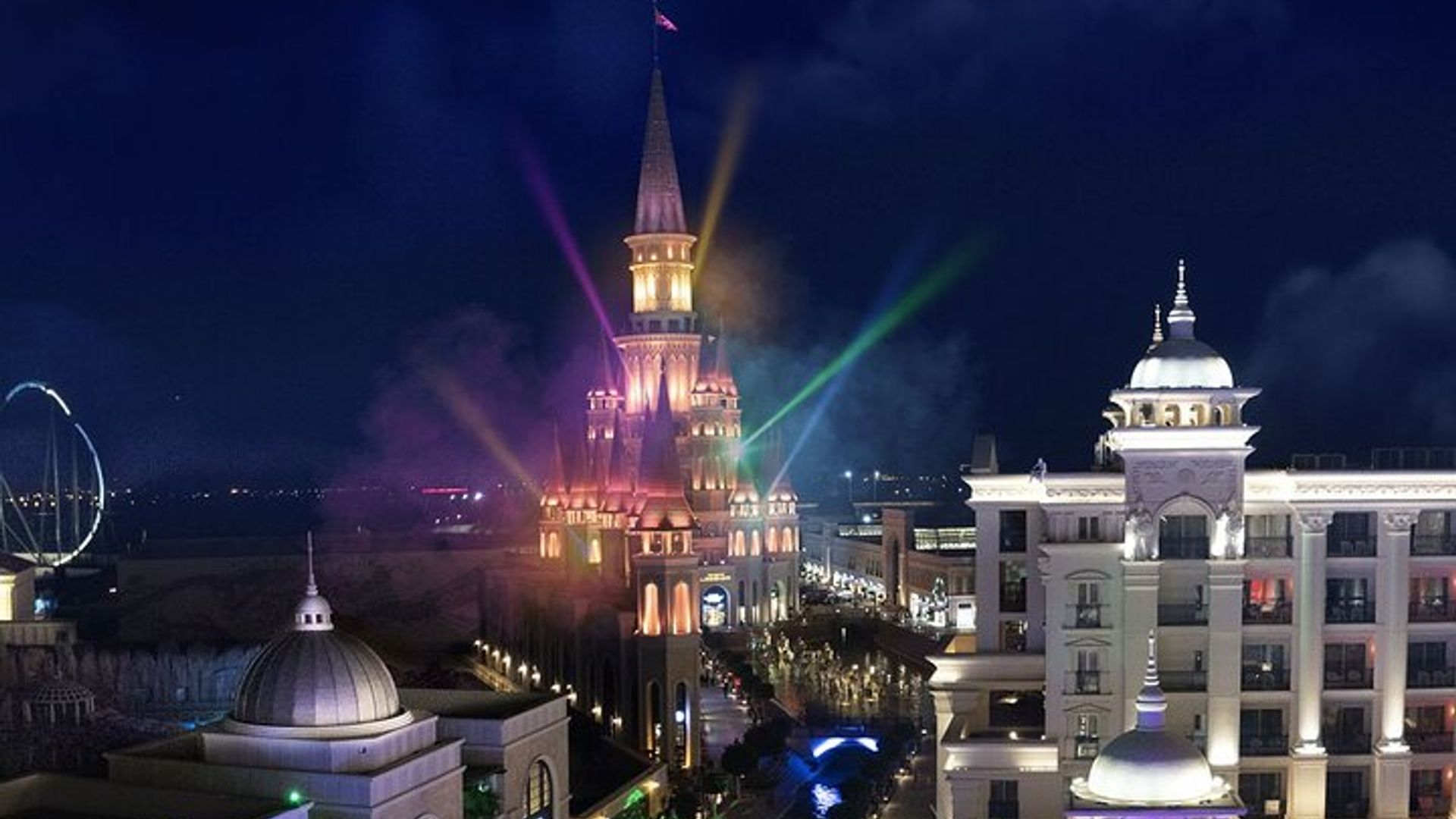 The Land of Legends Night Show with Roundtrip Transfer from Side