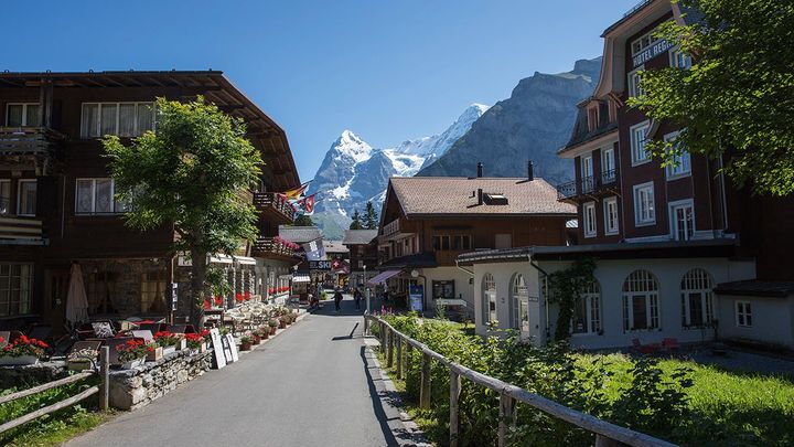 Aerial cableway ticket to Schilthorn Piz Gloria  from Stechelberg