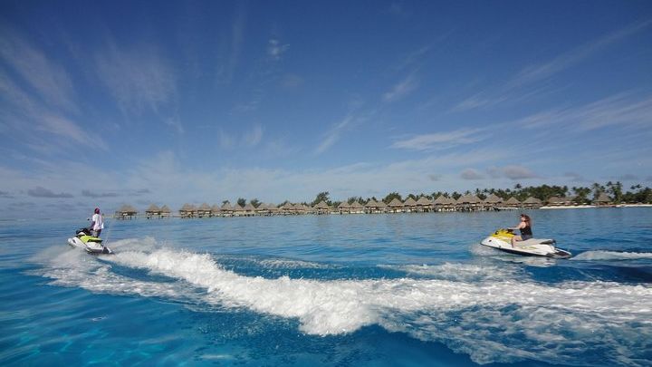 Two-Hour Small Group Lagoon Tour by Jet Ski, Bora Bora