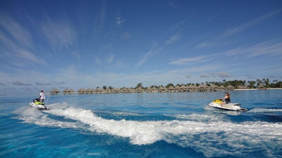Two-Hour Small Group Lagoon Tour by Jet Ski, Bora Bora