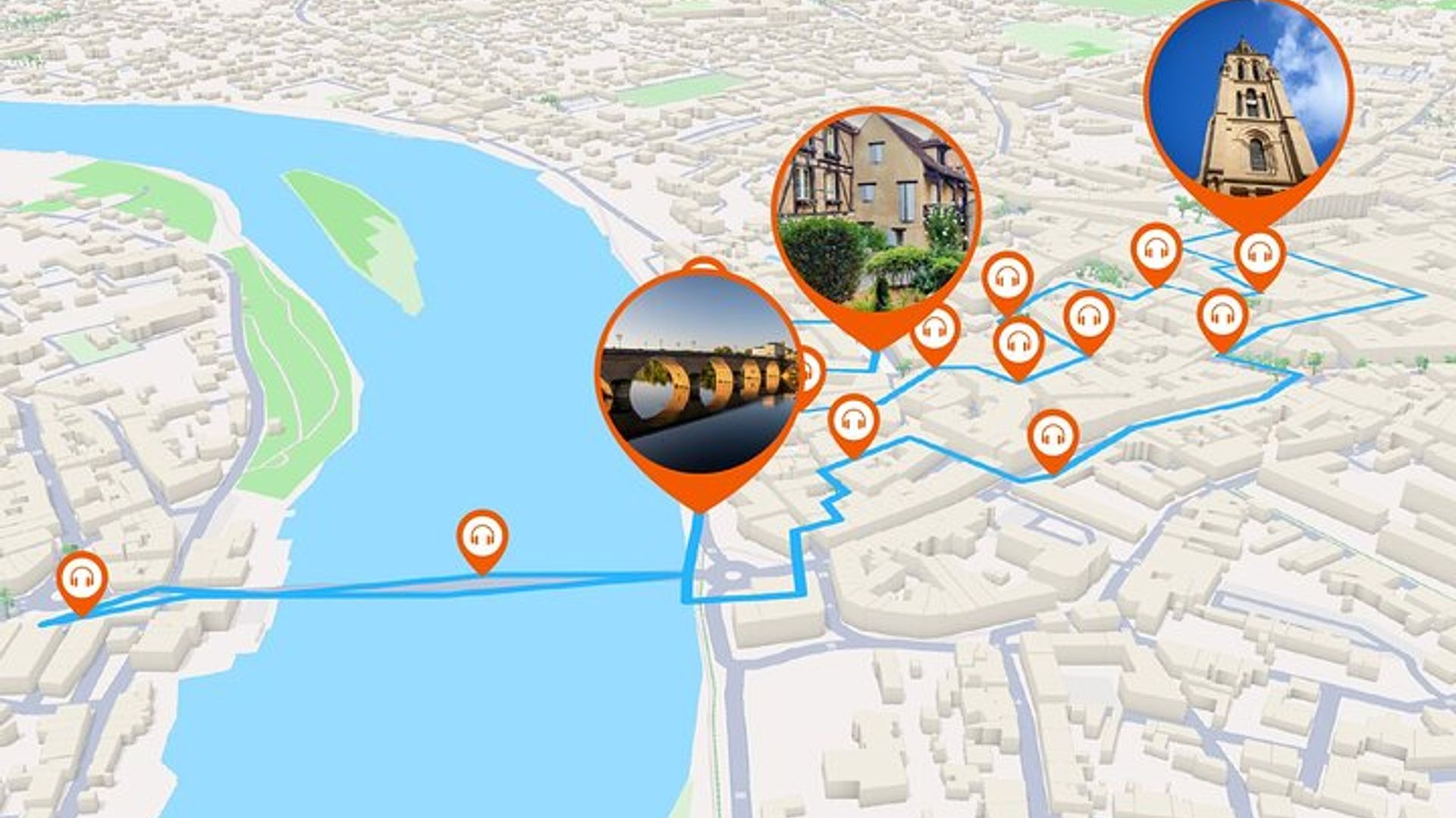 Bergerac Audio Guided Walking Tour 1h and 17 audio reviews