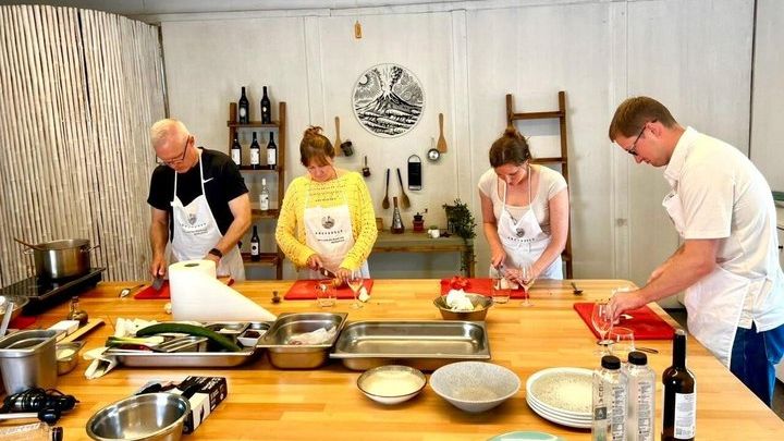 Santorini Private or Group Foodie and Cooking Tour