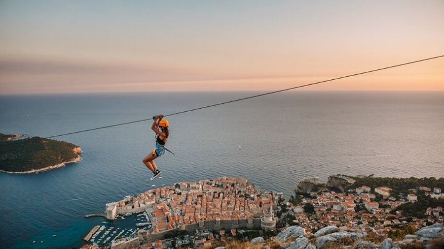 Dubrovnik Zipline Small-Group Guided Experience
