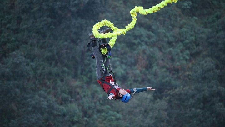 Bungee Jump at the Foot of the Himalaya, Pokhara