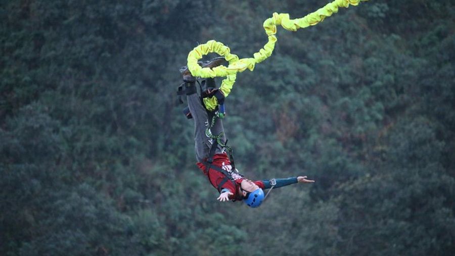 Bungee Jump at the Foot of the Himalaya, Pokhara