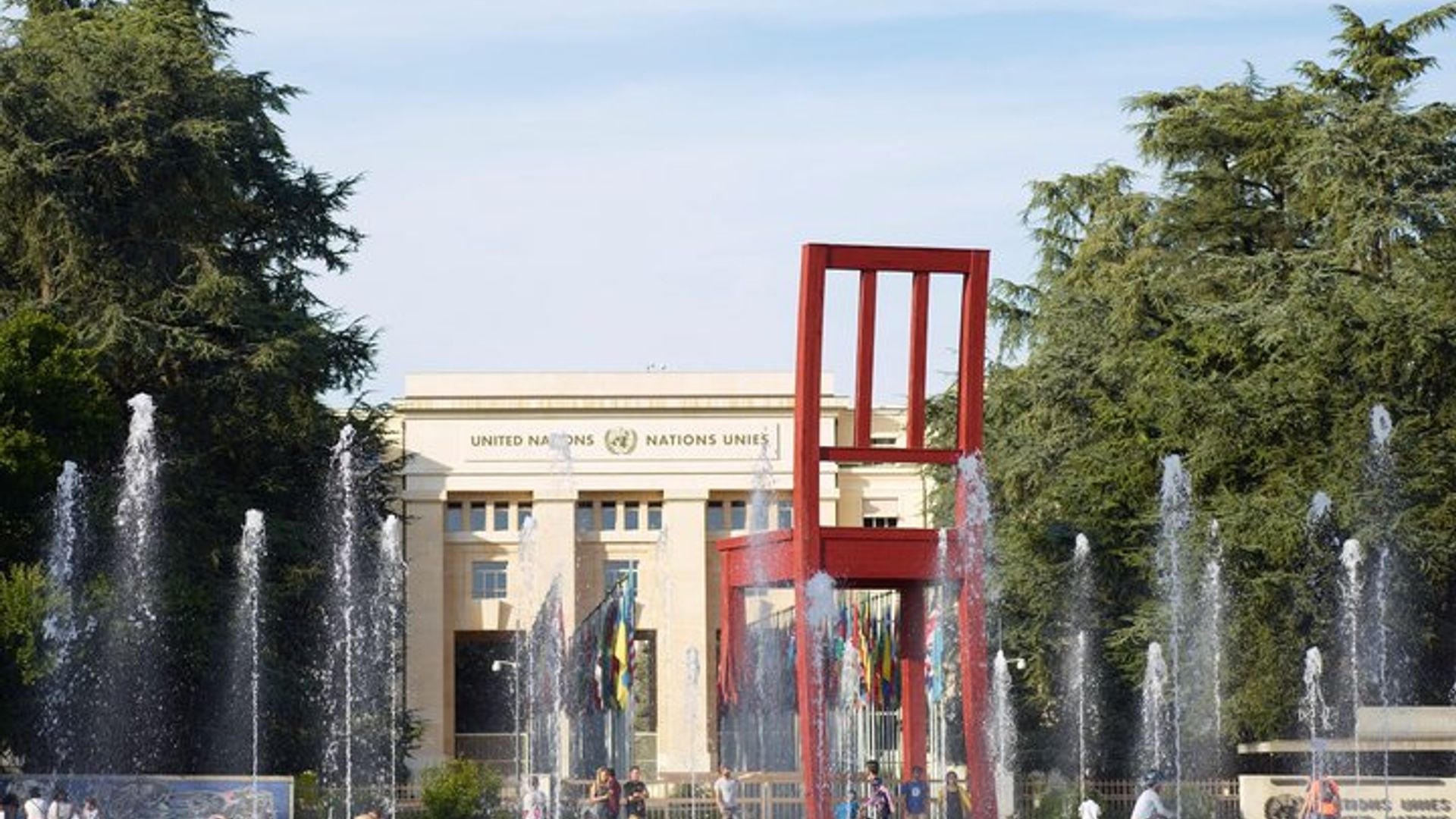 Visite touristique du quartier international de Genève en bus à toit ouvert