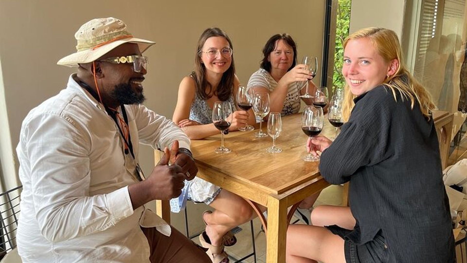 Visite à arrêts multiples du tram à vins de Franschhoek