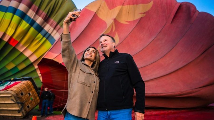 Hot Air Balloon flight over Teotihuacan