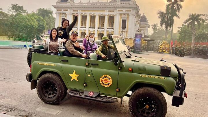 Hanoi Small-Group Half-Day City and Countryside Jeep Tour