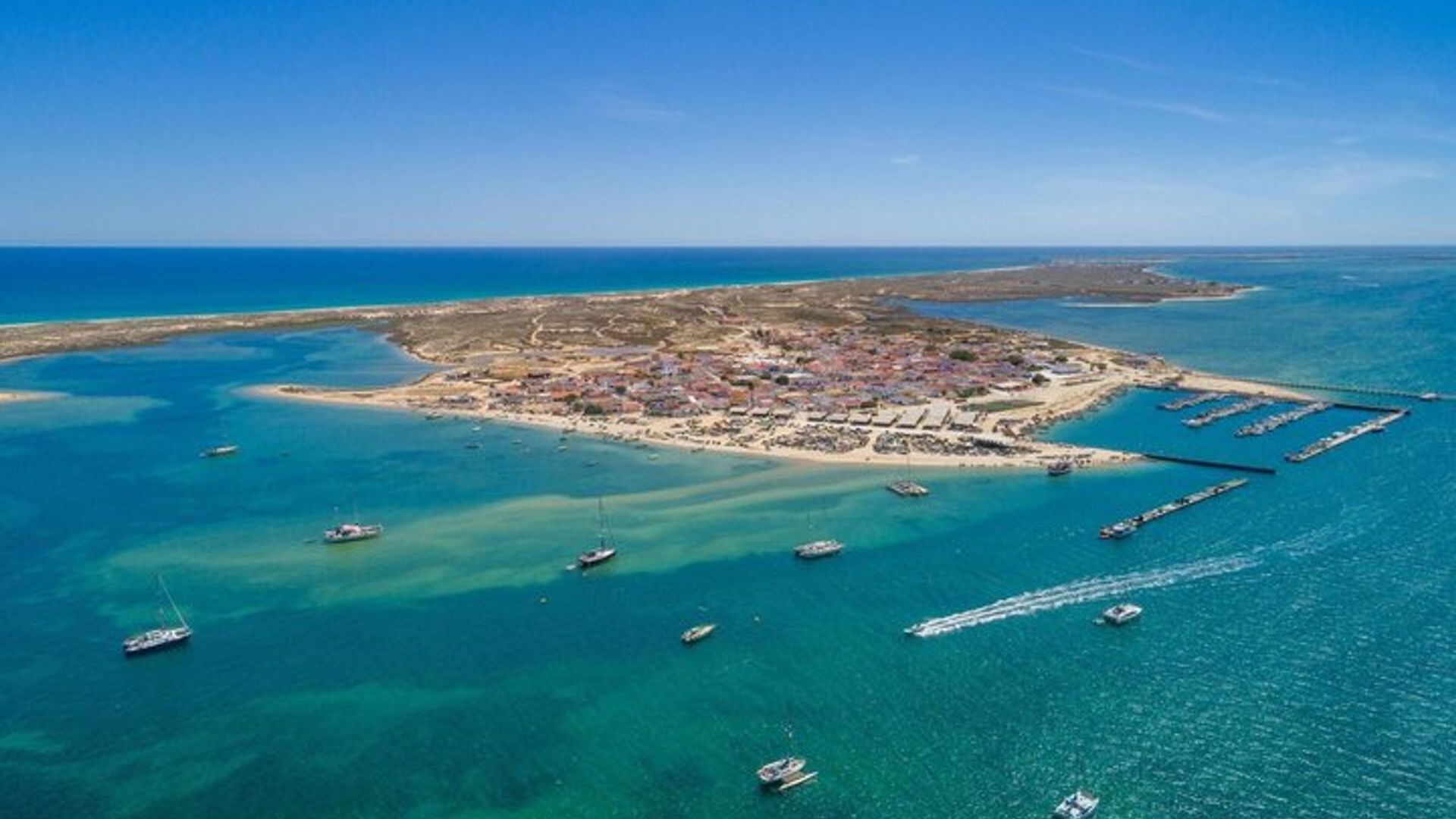 Excursion en bateau vers le parc naturel de Ria Formosa et trois îles